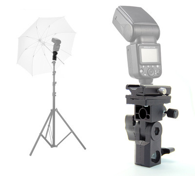 机顶闪光灯B型支架 柔光伞与反光伞的得力助手