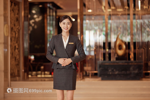 酒店服务员欢迎形象图文制作指南